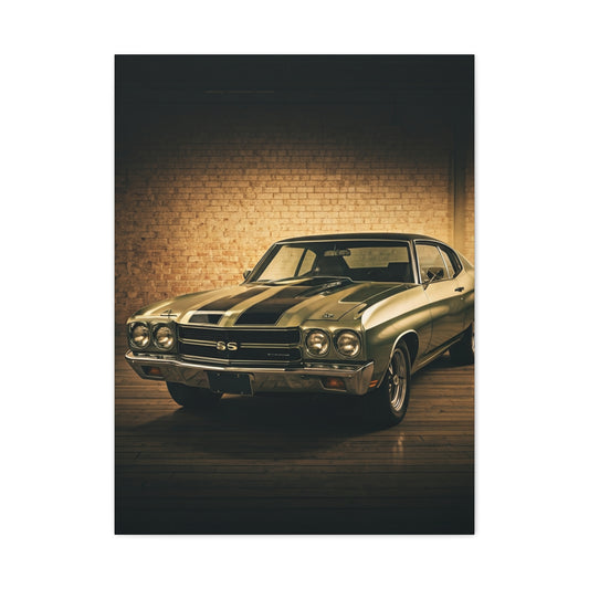 Chevrolet Chevelle SS Classic Americana Wall Art & Canvas Prints
