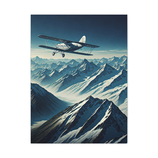 Mountain Range Aviation Escape Wall Art & Canvas Prints