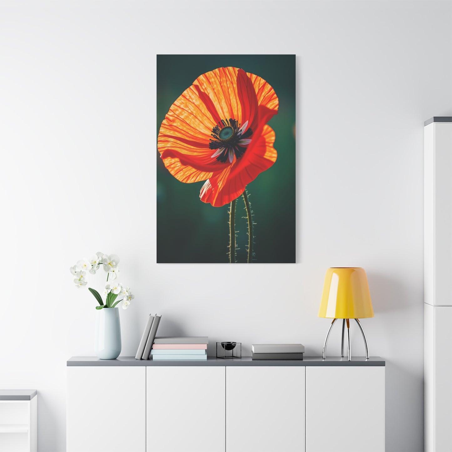 Elite Poppy Flower Art Vision Wall Art & Canvas Print