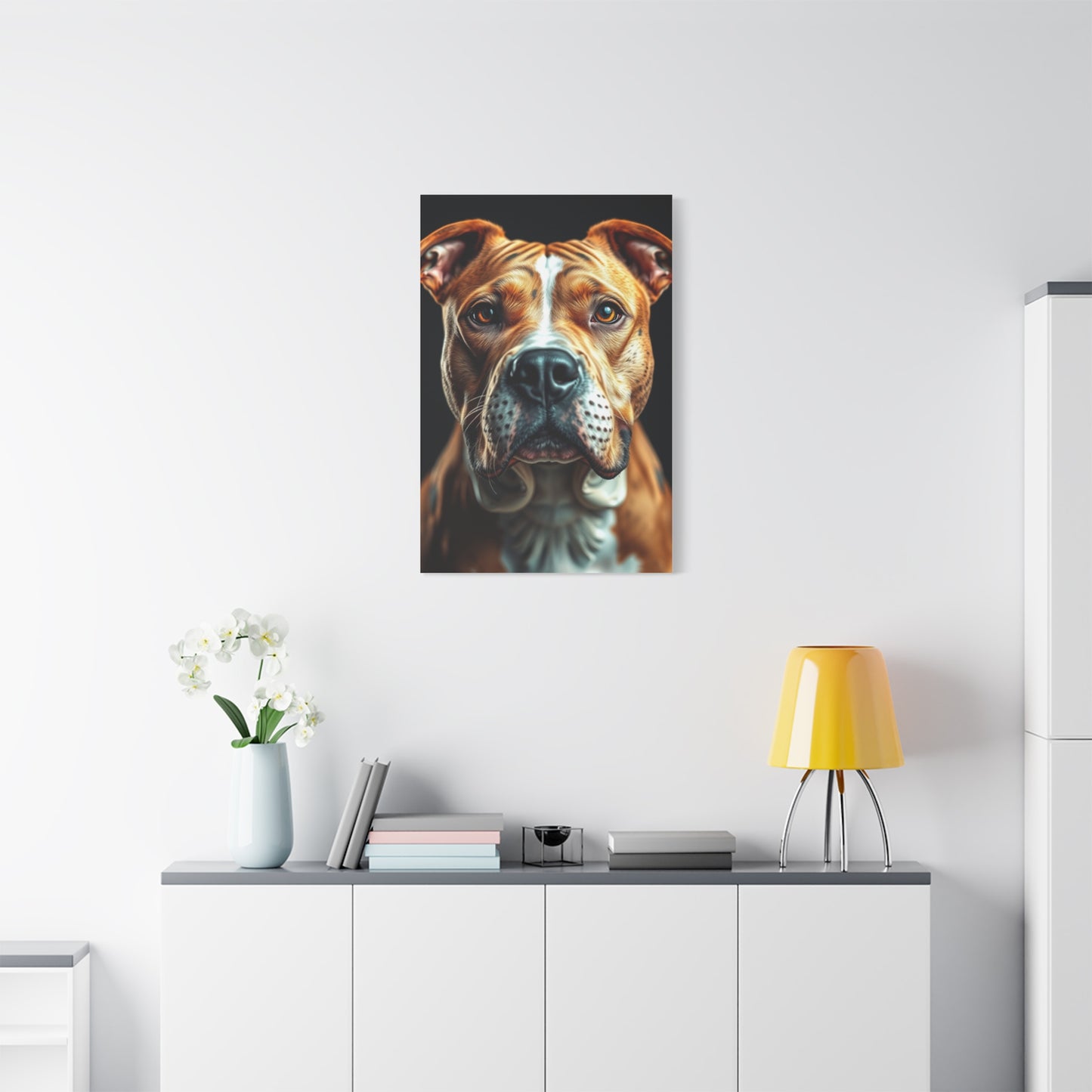 Pit Bull Art Luxury Canvas Wall Art & Canvas Print