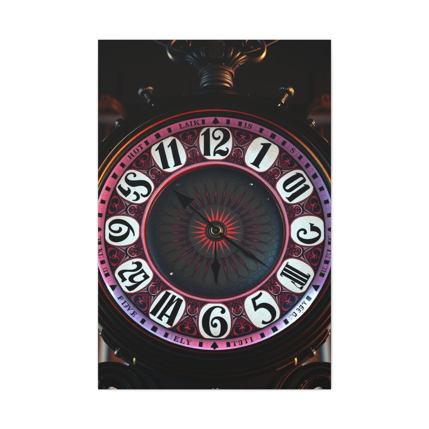 Vision Clock Art Art Wall Art & Canvas Print