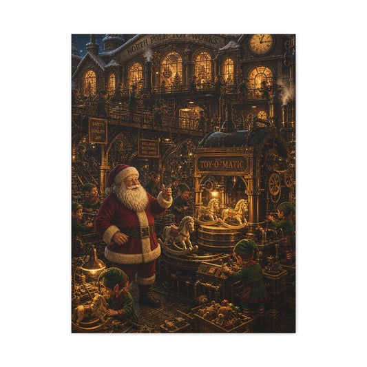 The Midnight Shift Toy Factory Wall Art & Canvas Print