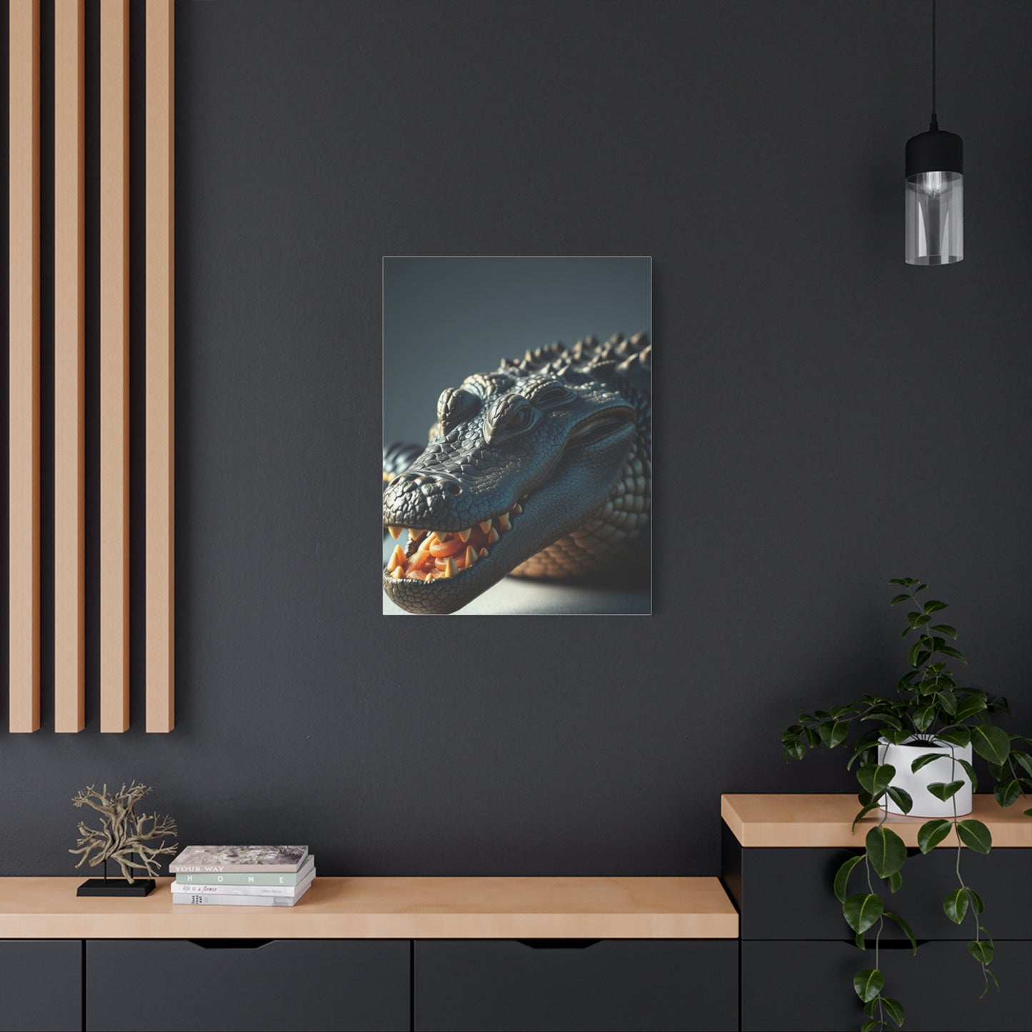 Crocodile & Alligator Art Luxury Canvas Wall Art & Canvas Print