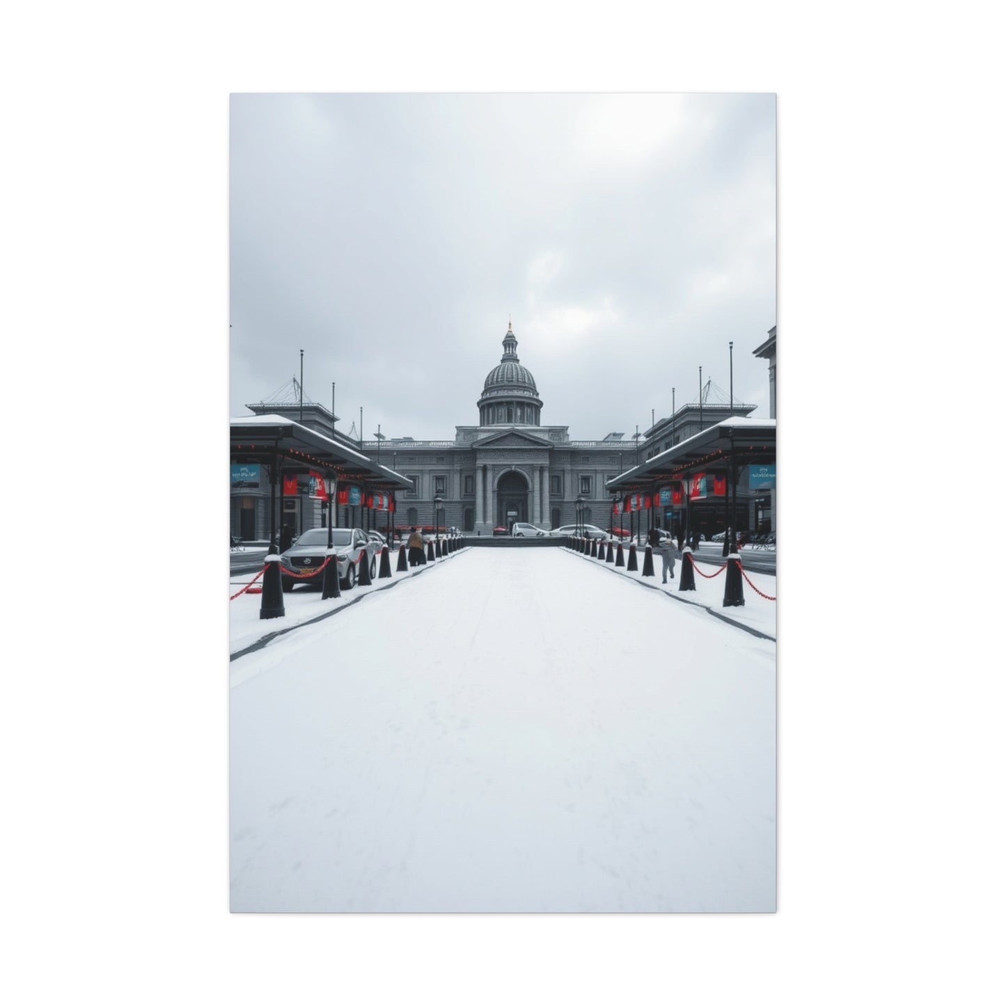 Gray & White Art Refined Canvas Wall Art & Canvas Print