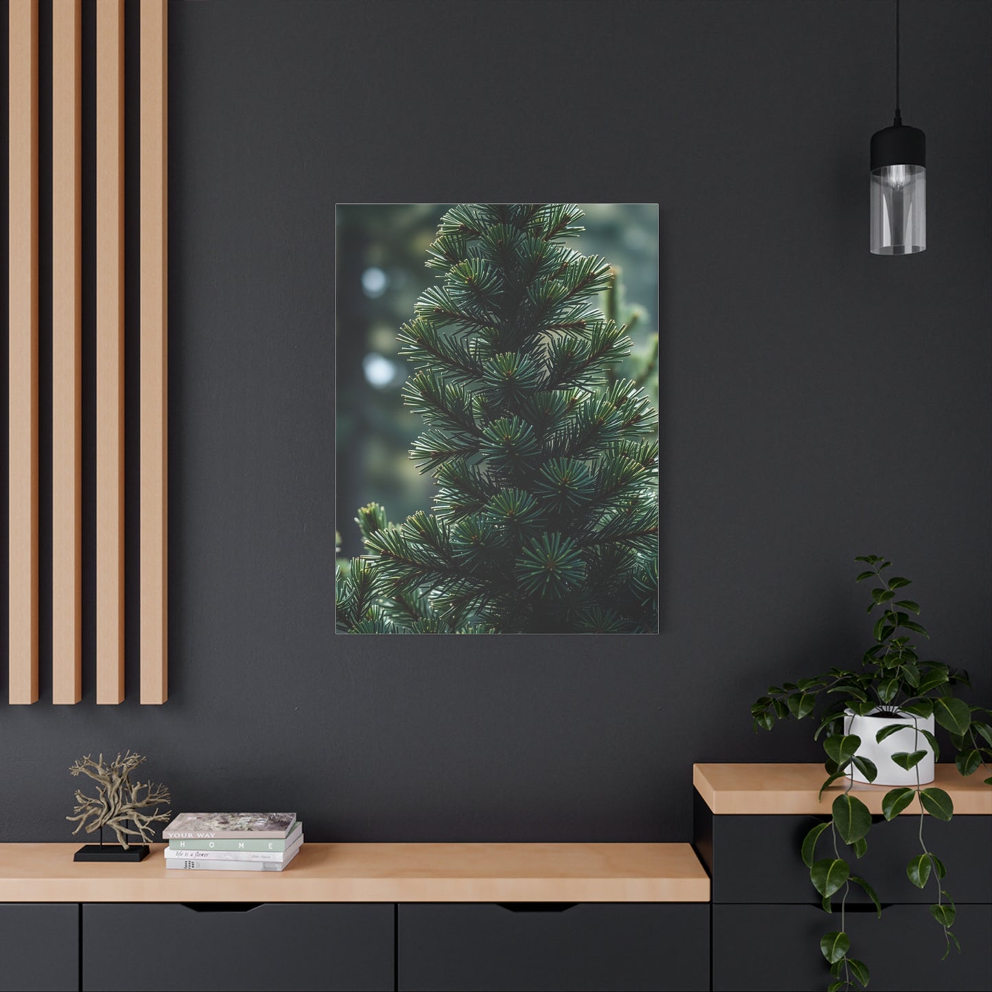 Pine Tree Art Refined Canvas Wall Art & Canvas Print