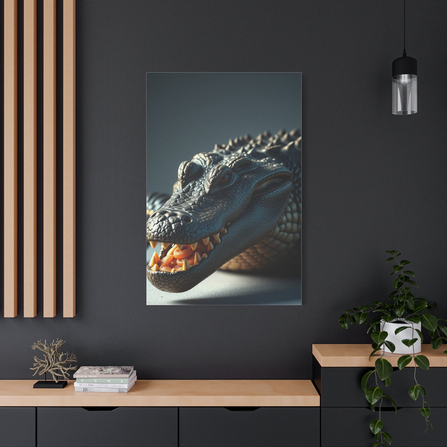 Crocodile & Alligator Art Luxury Canvas Wall Art & Canvas Print
