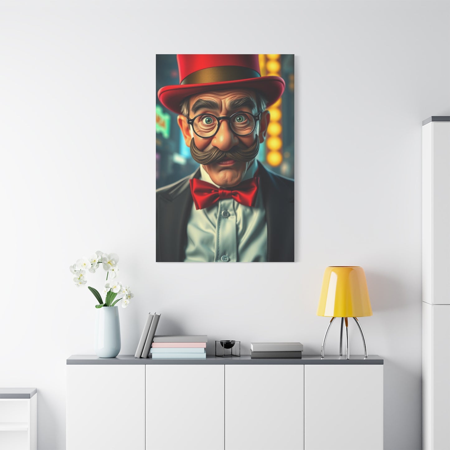 Collection Rich Uncle Pennybags Art Art Wall Art & Canvas Print