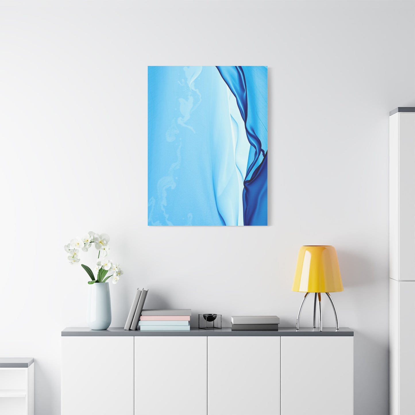 Masterpiece Blue and White Art Vision Wall Art & Canvas Print