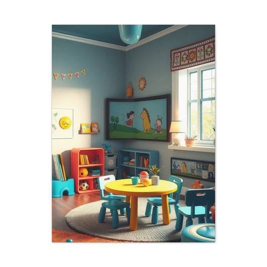 Masterpiece Kids Playroom Art Vision Wall Art & Canvas Print