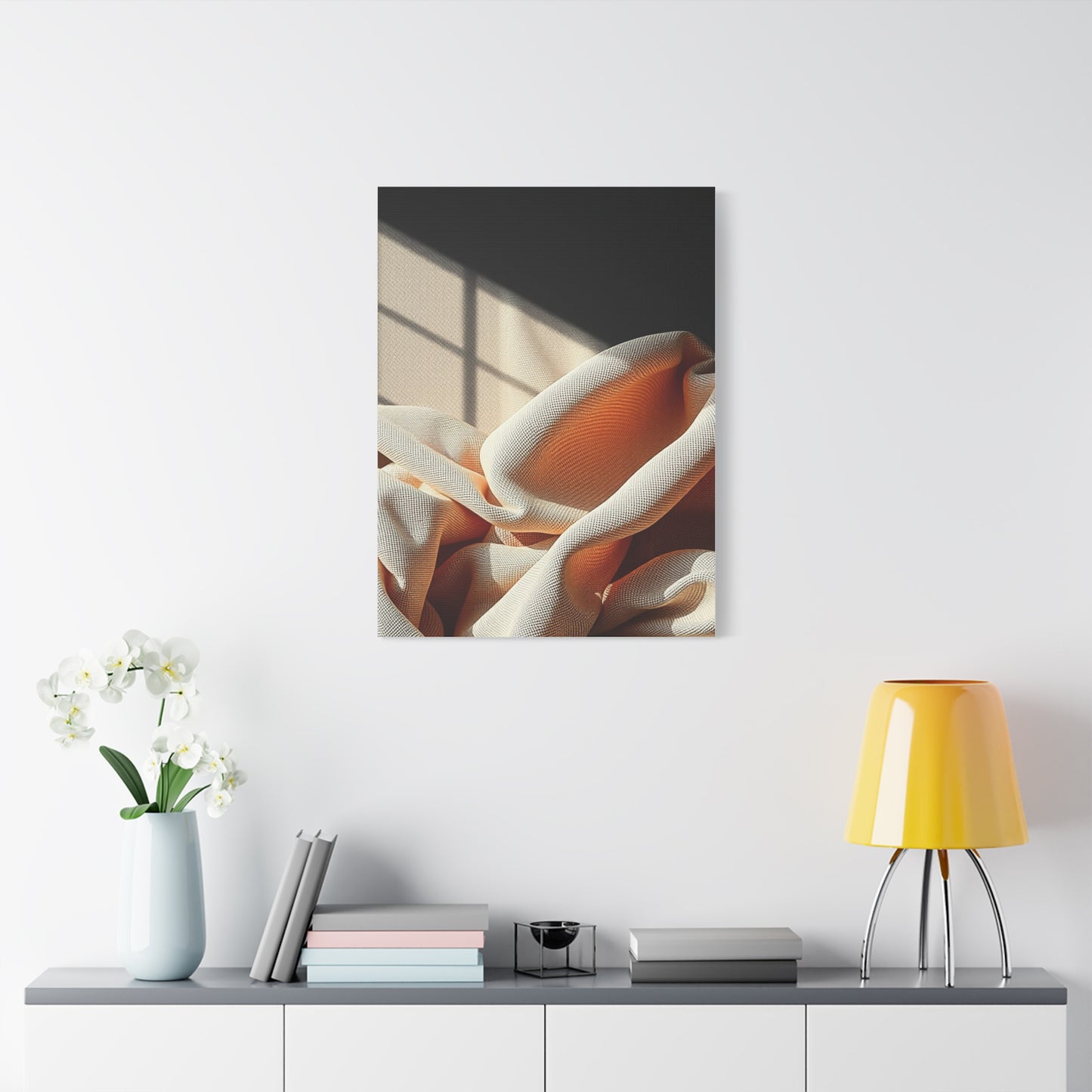 Masterpiece Taupe, Linen, and Gray Art Vision Wall Art & Canvas Print