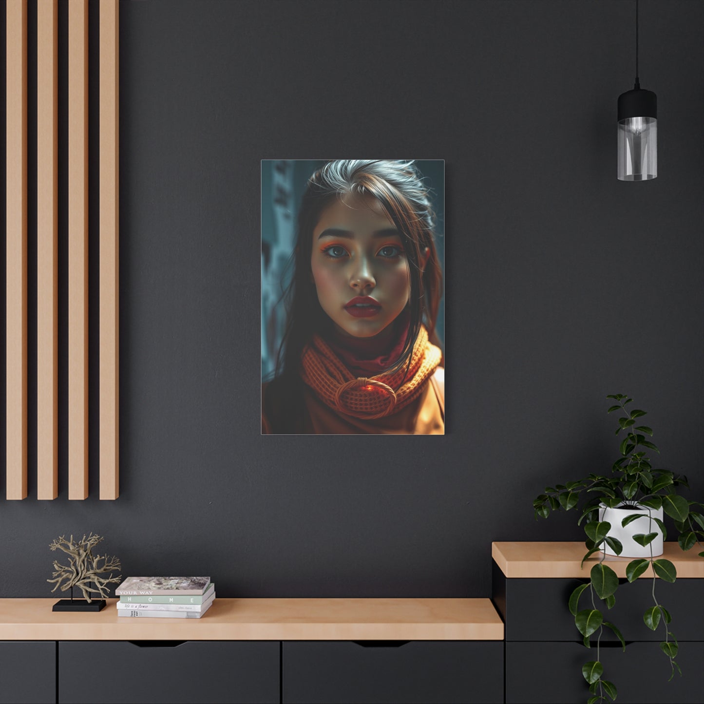 Masterpiece Pop of Orange Art Vision Wall Art & Canvas Print