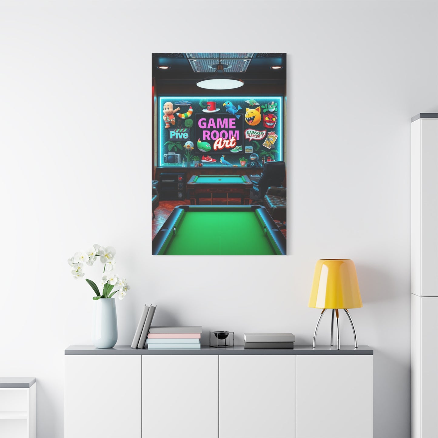 Supreme Game Room Art Collection Wall Art & Canvas Print