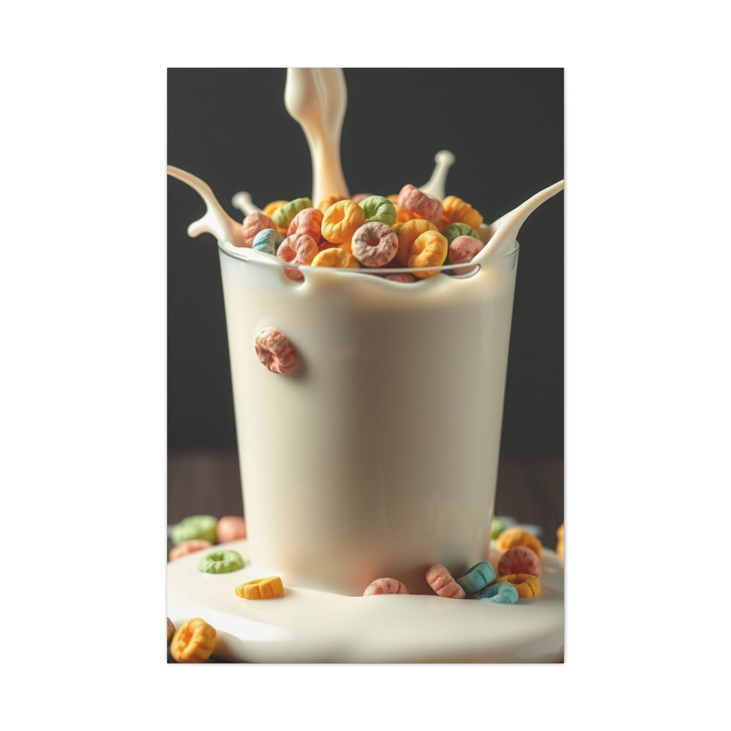 Gourmet Milky Vortex Canvas Wall Art & Canvas Print