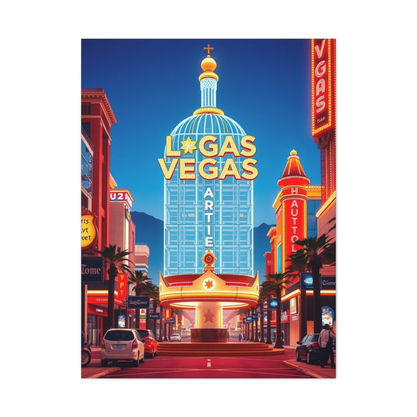 Elite Las Vagas Art Vision Wall Art & Canvas Print