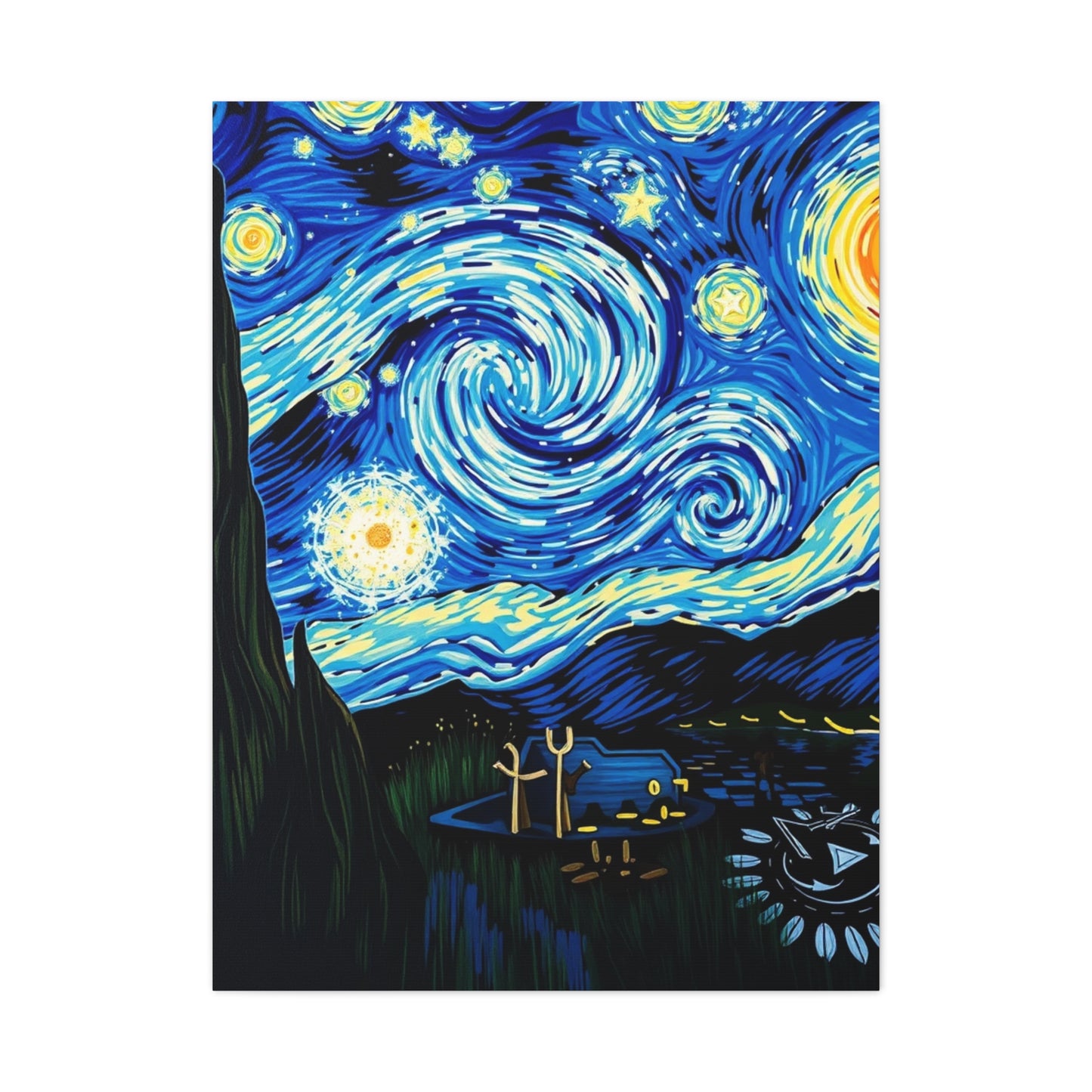 Collection The Starry Night Canvas Art Art Wall Art & Canvas Print