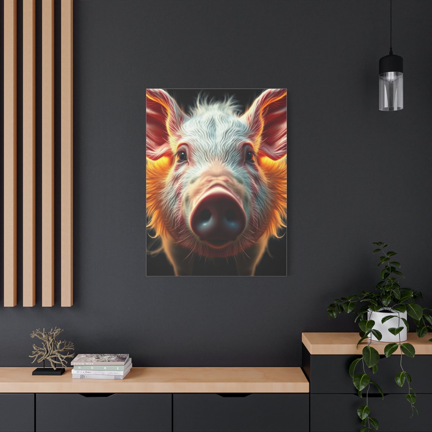 Supreme Pig Art Collection Wall Art & Canvas Print