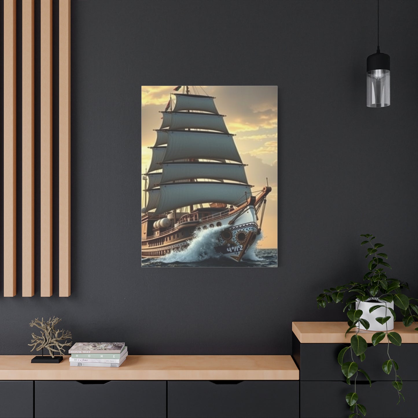 Masterpiece Ship Art Vision Wall Art & Canvas Print