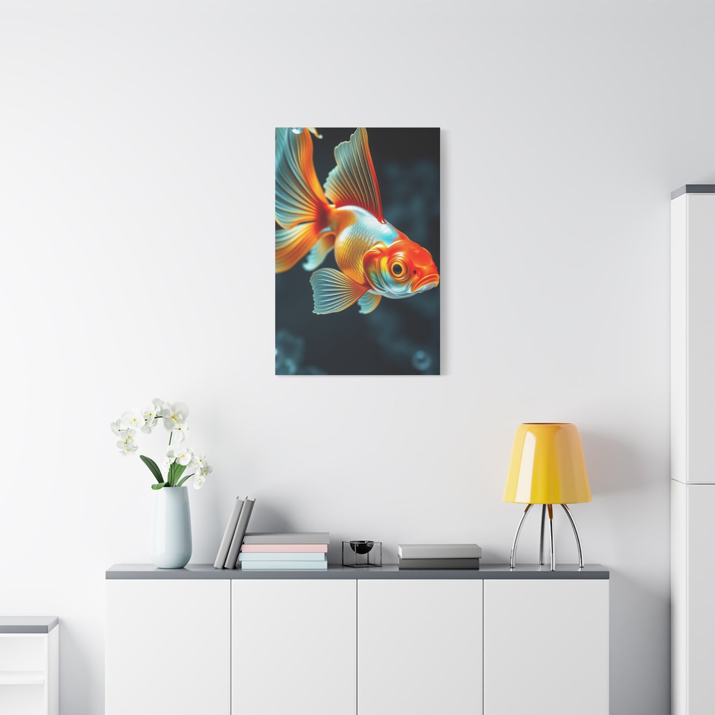 Masterpiece Goldfish Art Vision Wall Art & Canvas Print