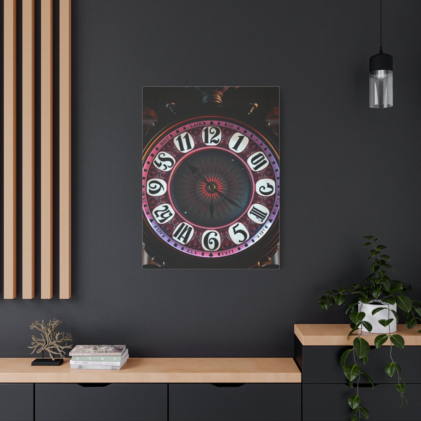 Vision Clock Art Art Wall Art & Canvas Print