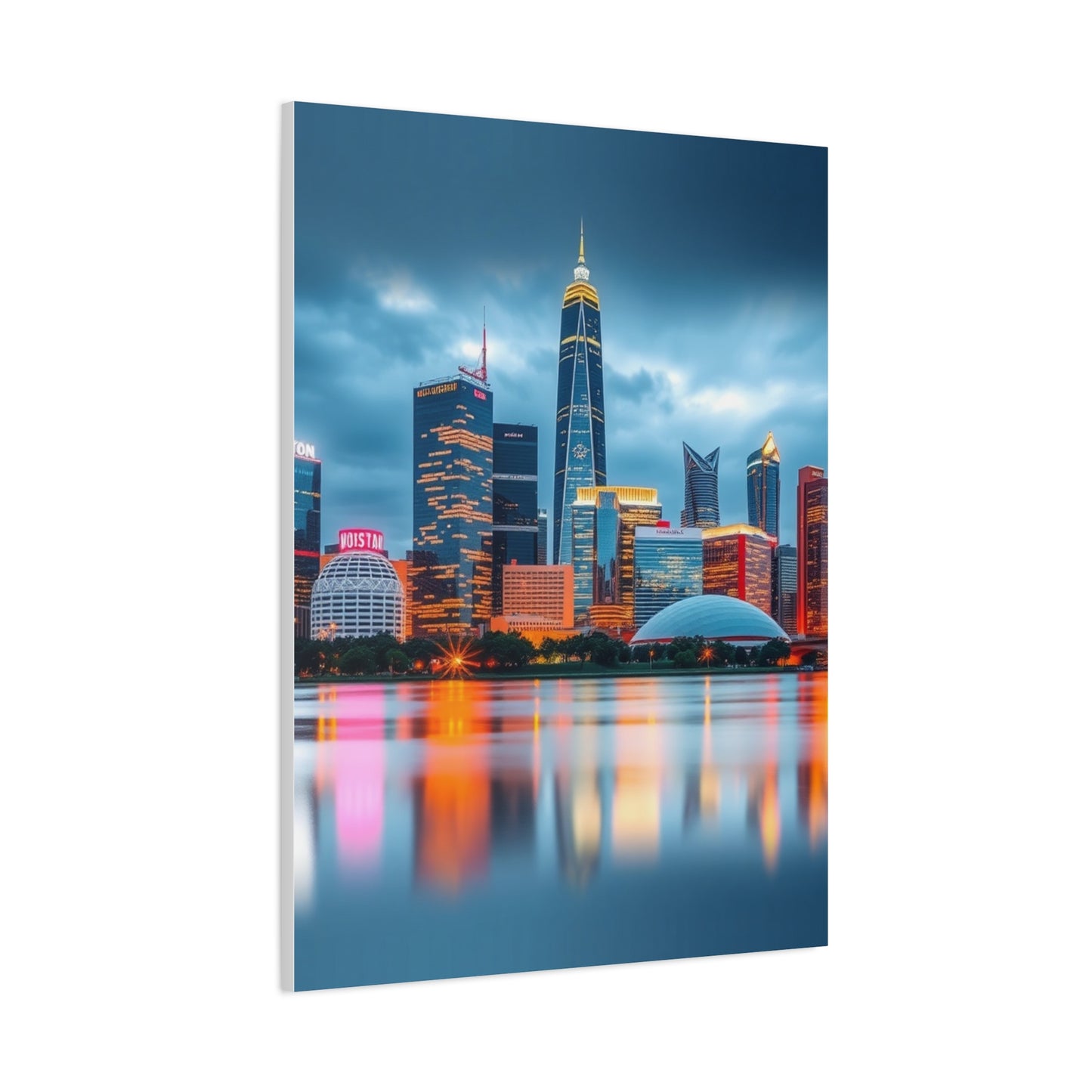 Supreme Houston Skylines Art Collection Wall Art & Canvas Print