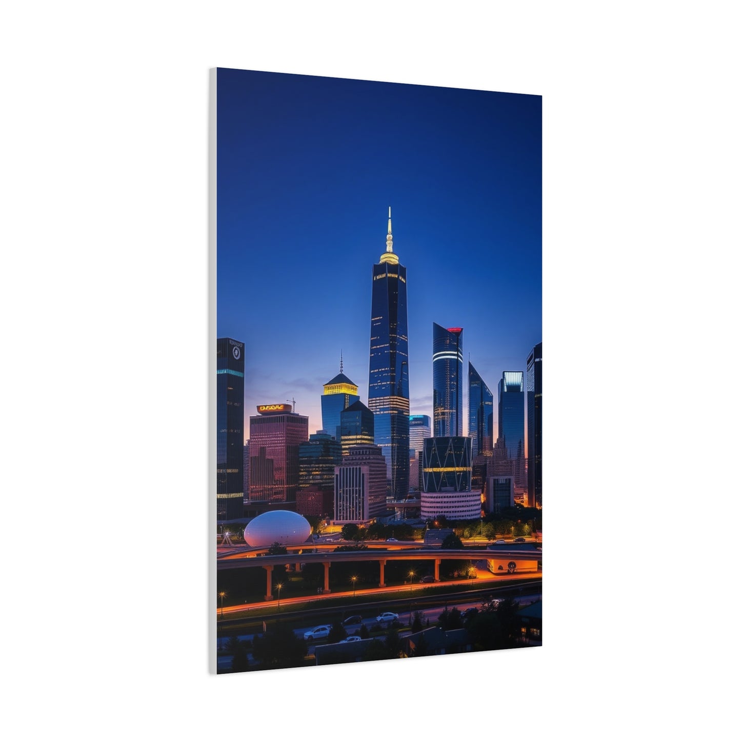 Houston Skylines Art Luxury Canvas Wall Art & Canvas Print