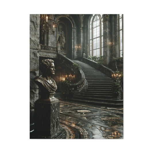 Grand Italian Staircase Interior Wall Art & Canvas Print