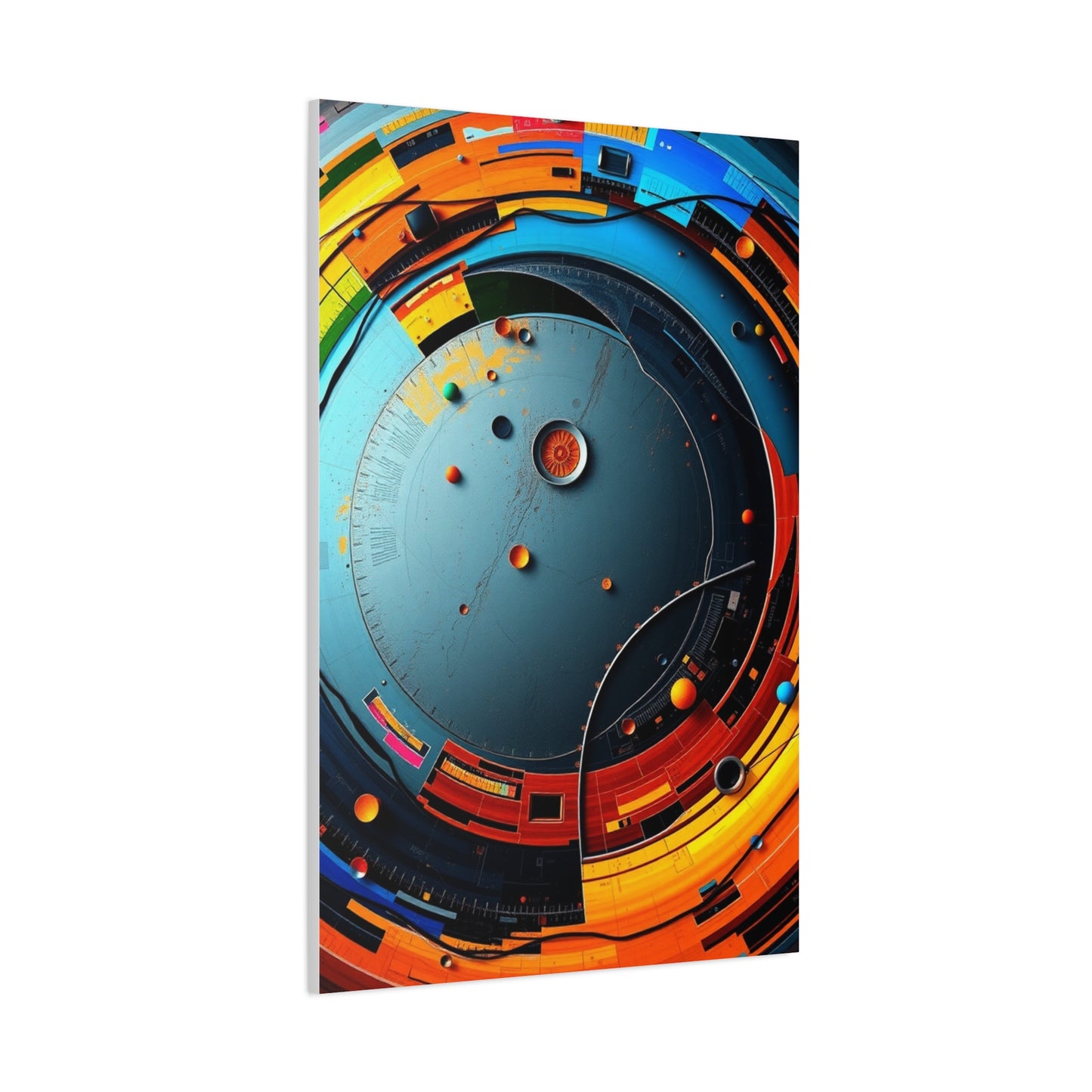 Supreme Circular Abstract Art Collection Wall Art & Canvas Print