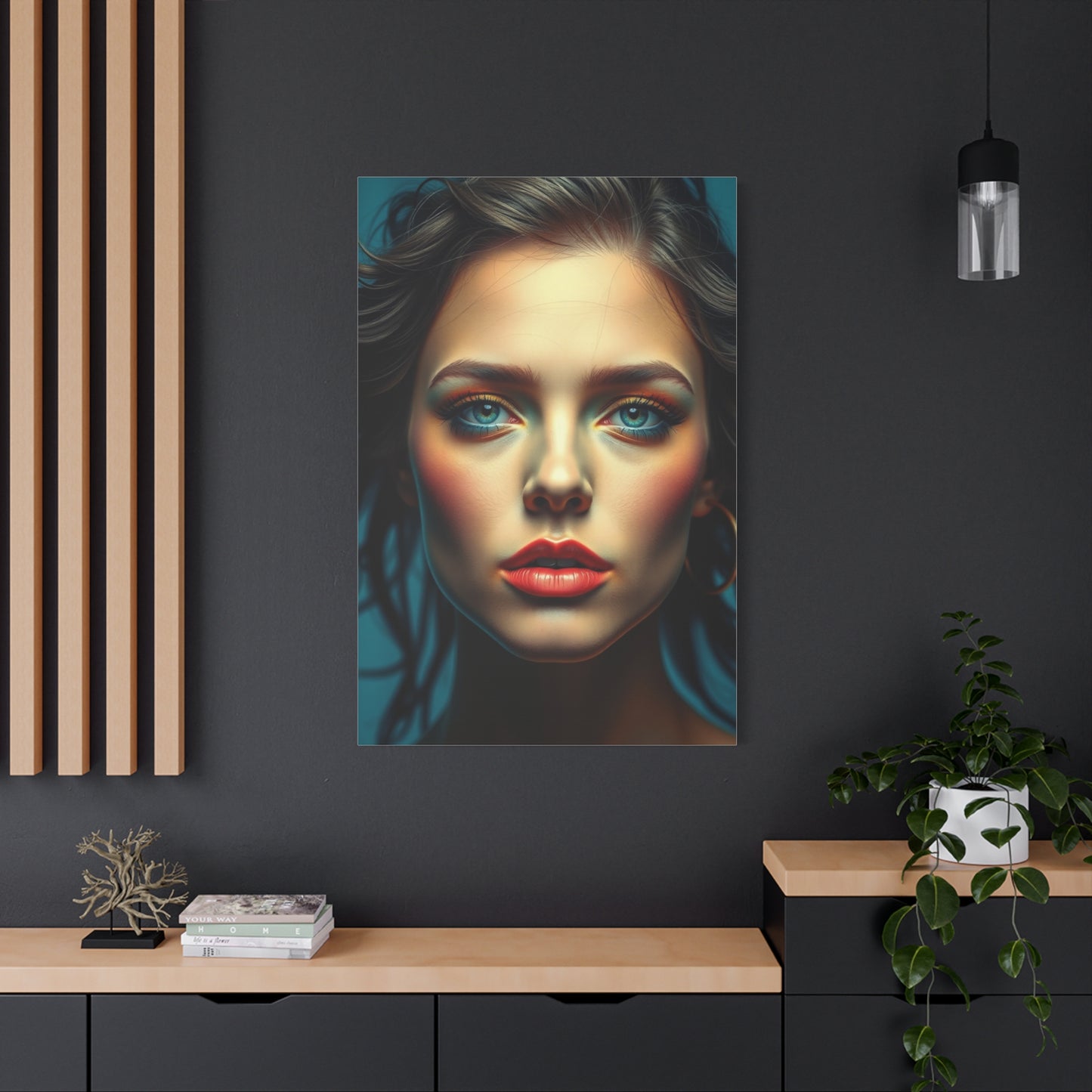 Masterpiece Blue Music Art Vision Wall Art & Canvas Print