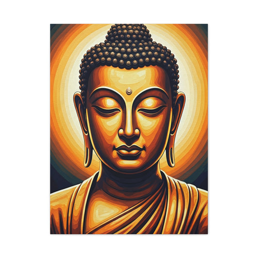 Celestial Harmony Buddha Portrait Wall Art & Canvas Prints