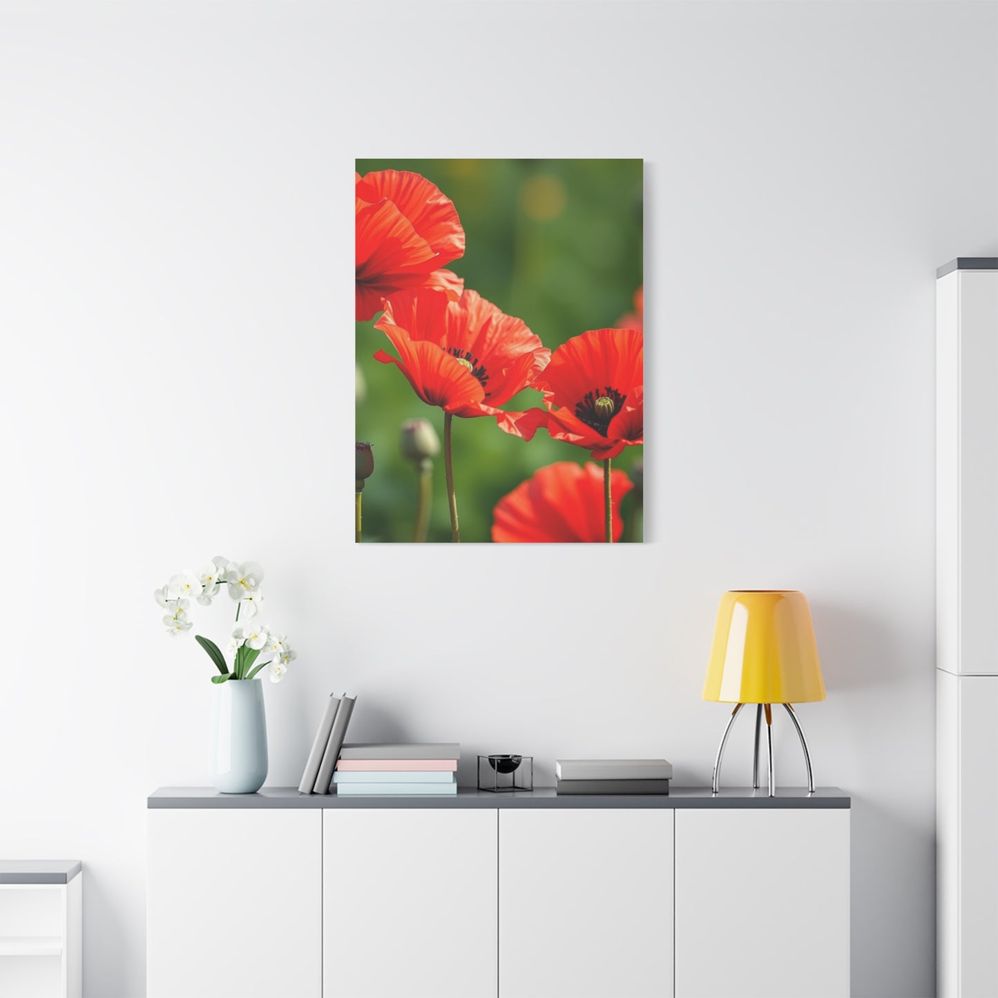 Poppy Flower Art Supreme Gallery Wall Art & Canvas Print