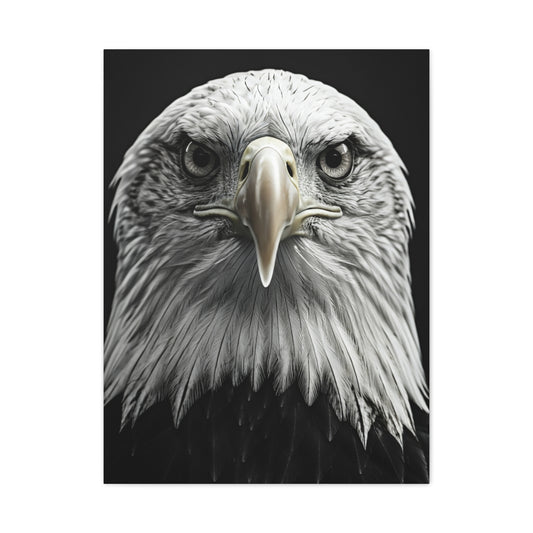 Bald Eagle Power Portrait Wall Art & Canvas Prints