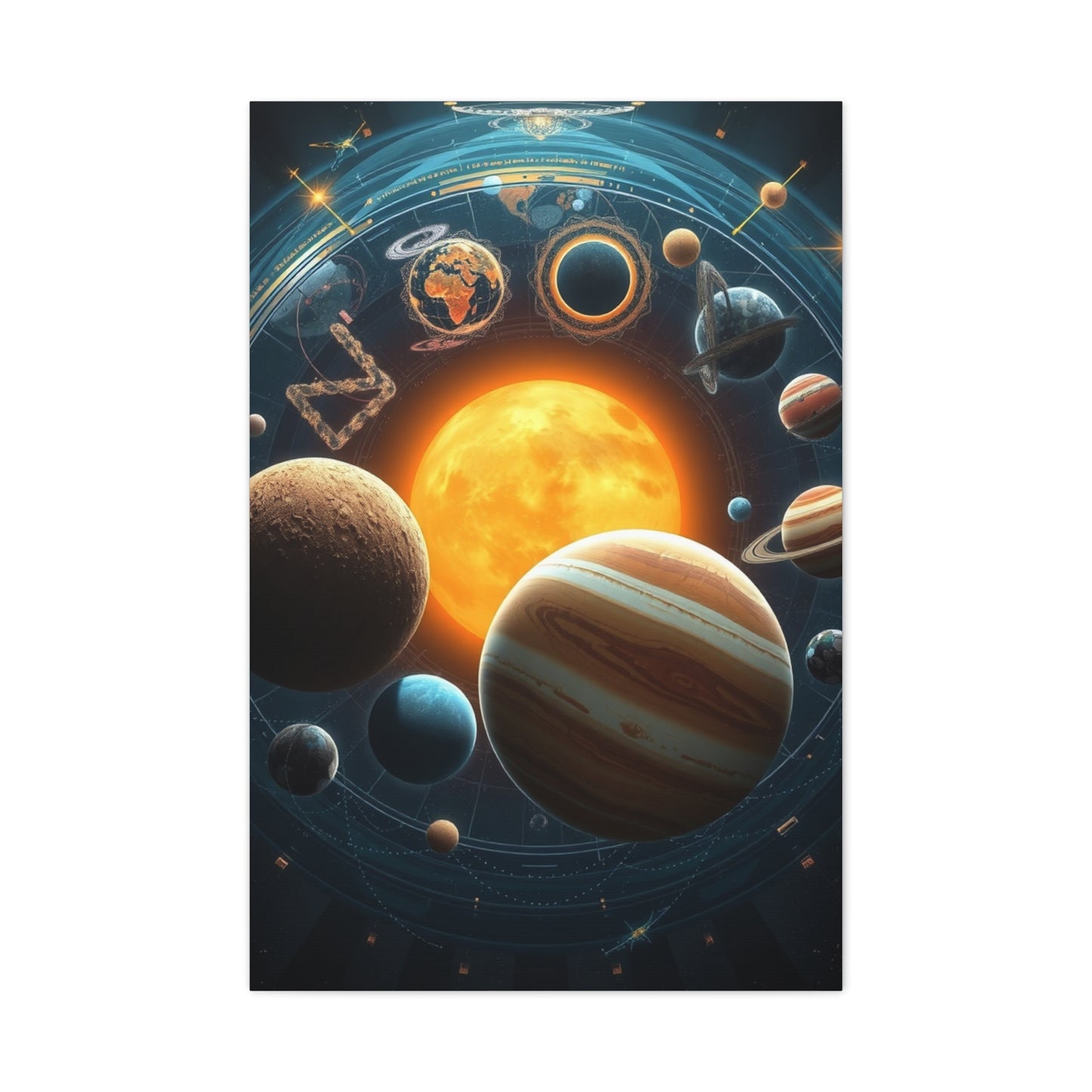 Supreme Solar System Wall Art Collection Wall Art & Canvas Print