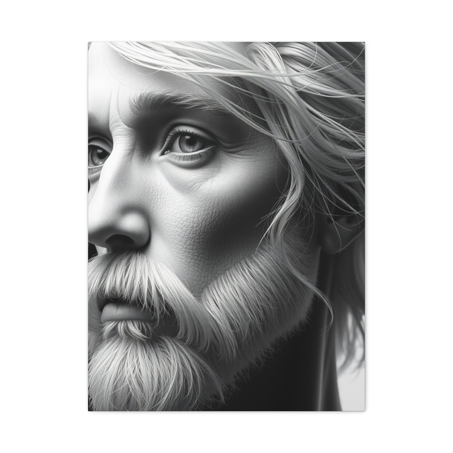 Gray & White Art Luxury Canvas Wall Art & Canvas Print