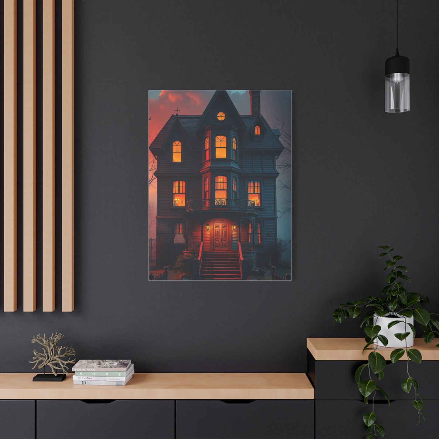 Masterpiece Haunted House Art Vision Wall Art & Canvas Print