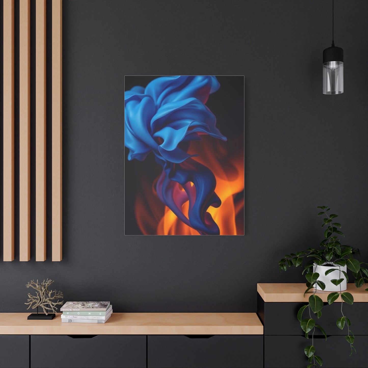 Masterpiece Navy Blue Art Vision Wall Art & Canvas Print