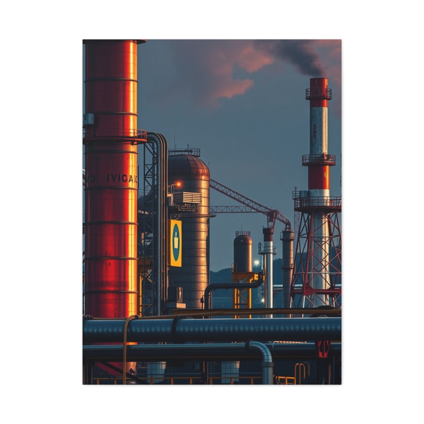 Industrial Art Refined Canvas Wall Art & Canvas Print