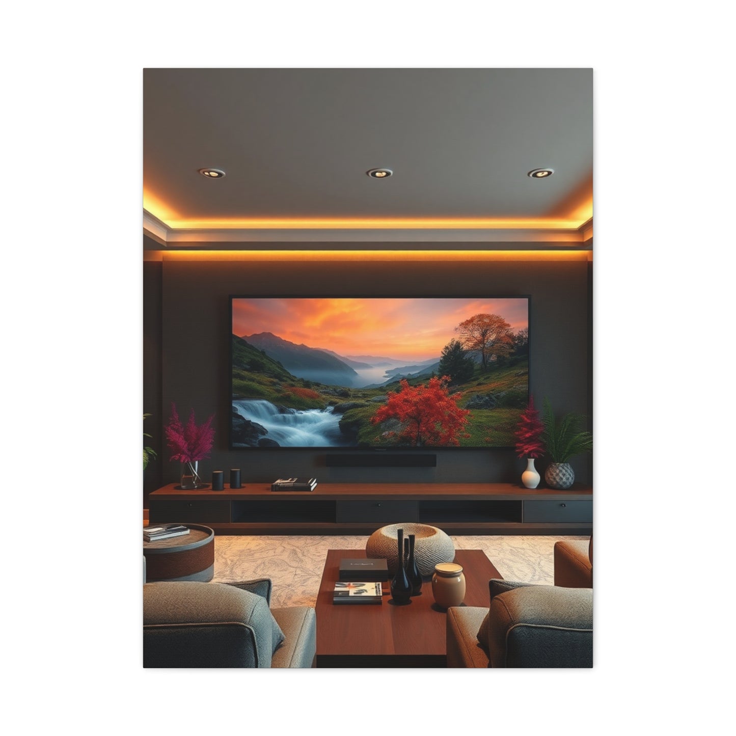 Elite Home Theatre Decor Art Vision Wall Art & Canvas Print