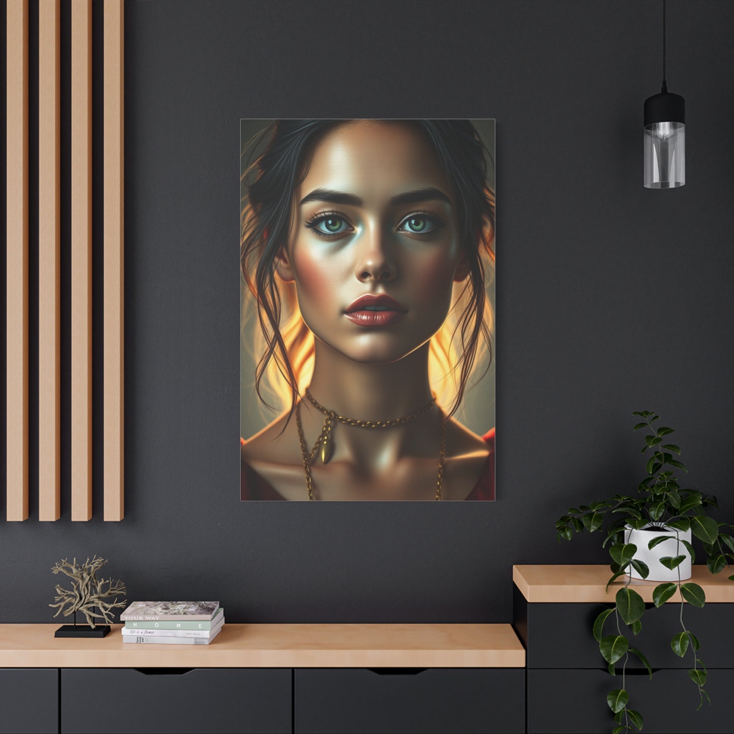 Elite Female Portrait Art Vision Wall Art & Canvas Print