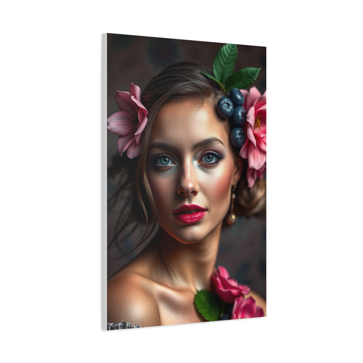 Supreme Blush and Blueberry Art Collection Wall Art & Canvas Print