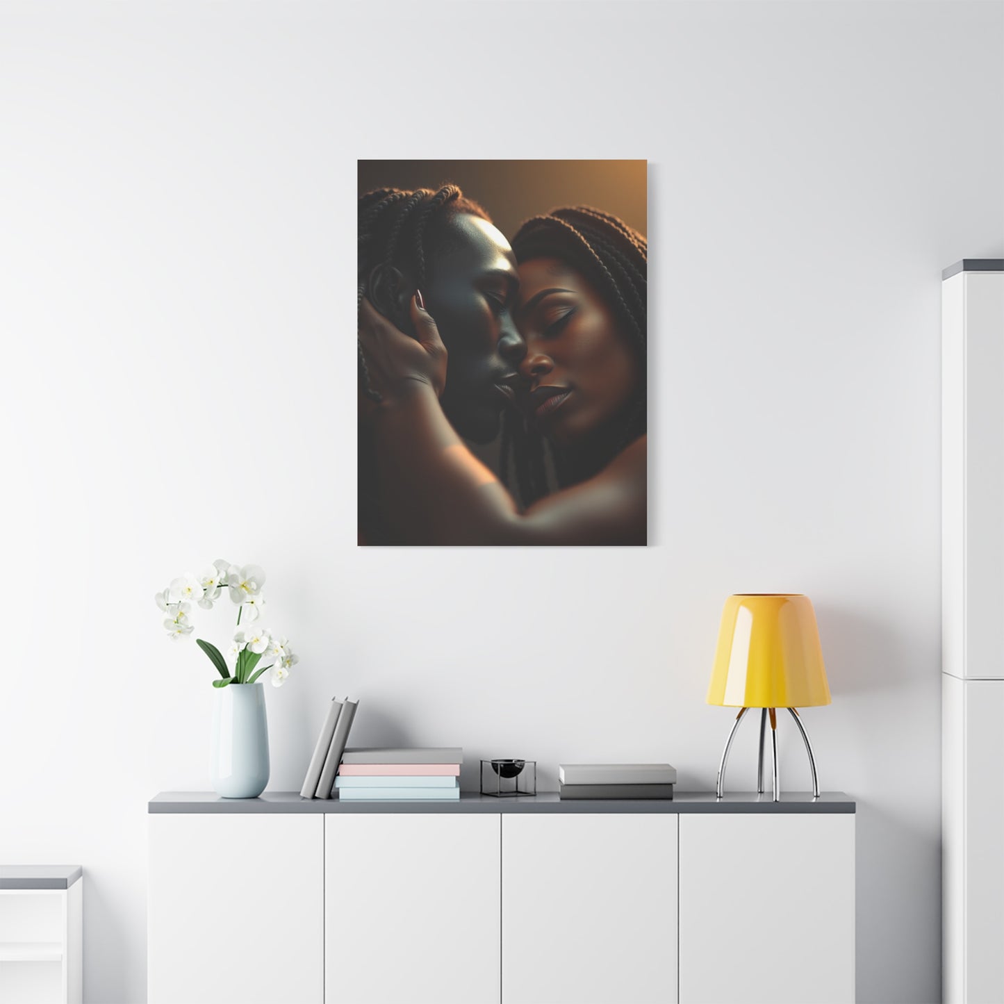 Masterpiece Black Love Art Vision Wall Art & Canvas Print