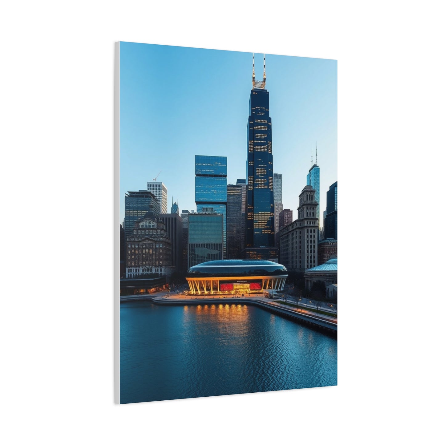 Supreme Chicago Skylines Art Collection Wall Art & Canvas Print
