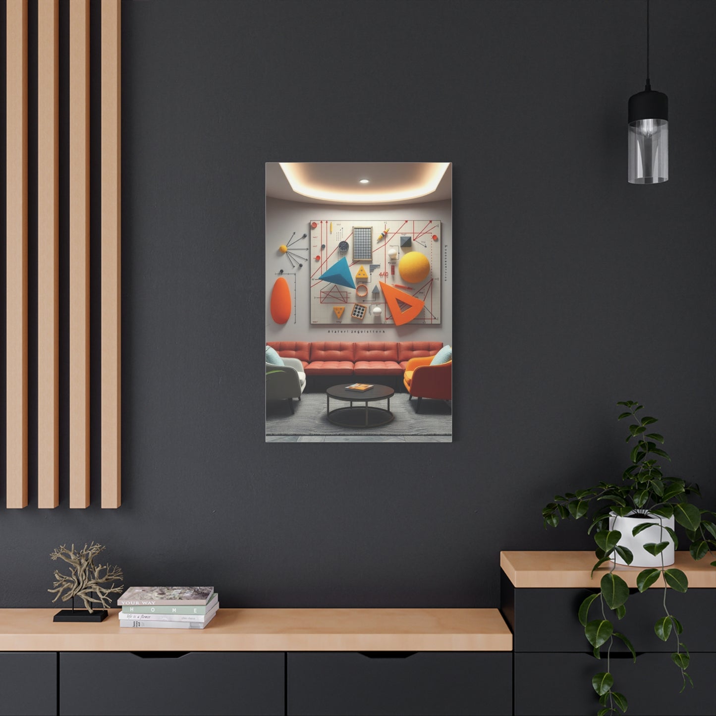 Supreme Modern Math Art for Creative Spaces Collection Wall Art & Canvas Print