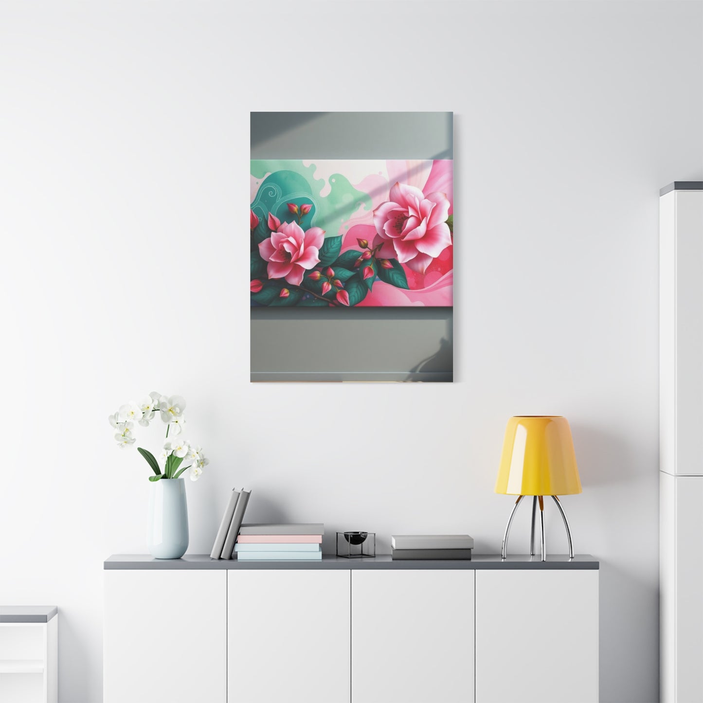Green & Pink Canvas Art Supreme Gallery Wall Art & Canvas Print