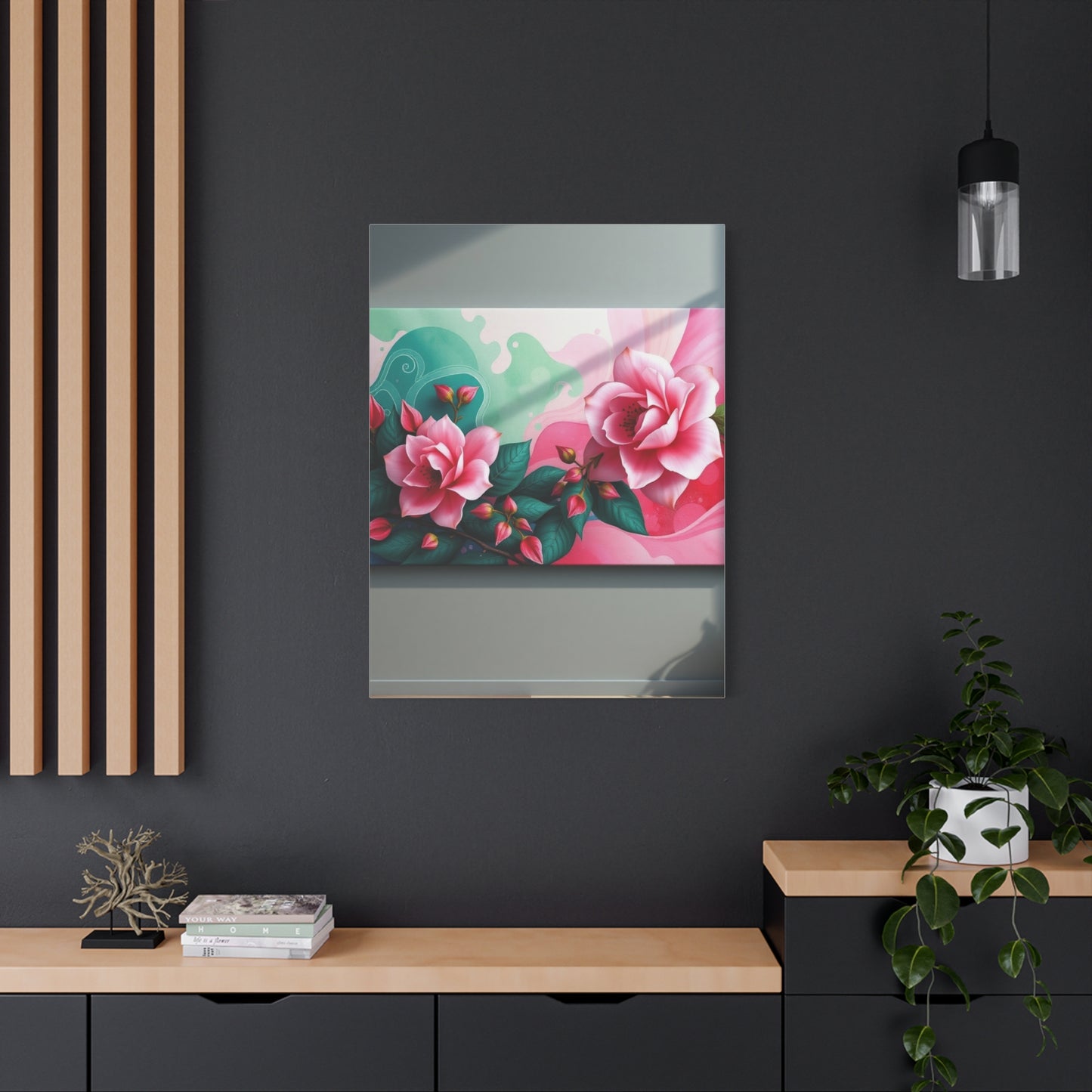Green & Pink Canvas Art Supreme Gallery Wall Art & Canvas Print