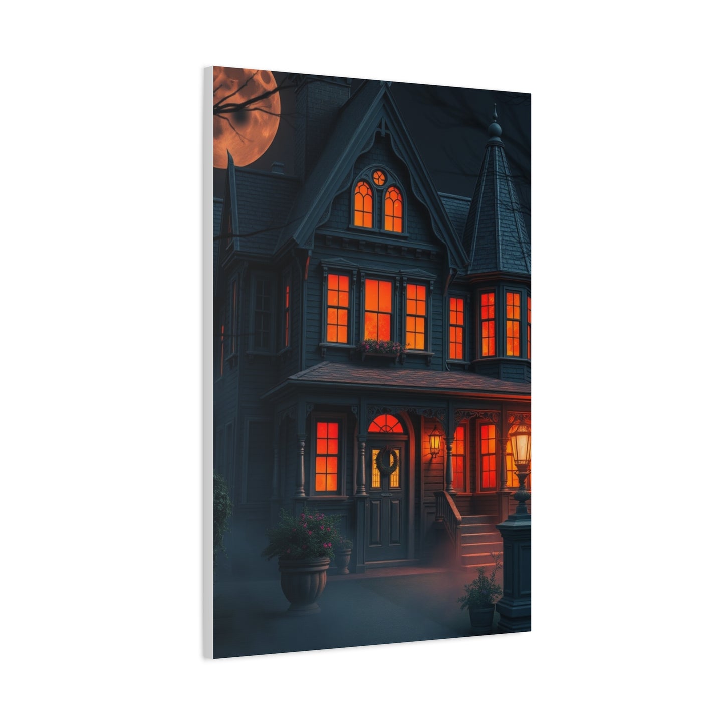 Haunted House Art Luxury Canvas Wall Art & Canvas Print