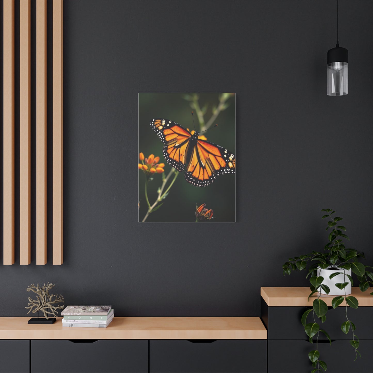 Masterpiece Monarch Butterflies Art Vision Wall Art & Canvas Print