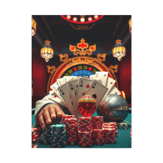 Gambling & Casino Art Refined Canvas Wall Art & Canvas Print
