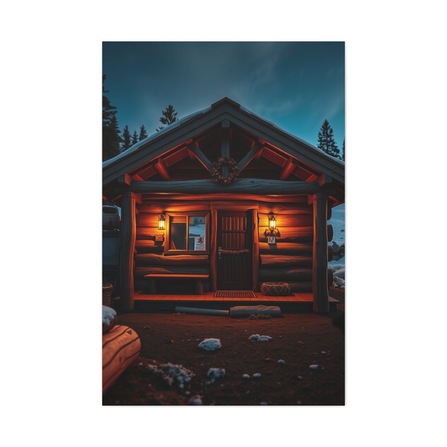 Masterpiece Cabin Art Vision Wall Art & Canvas Print