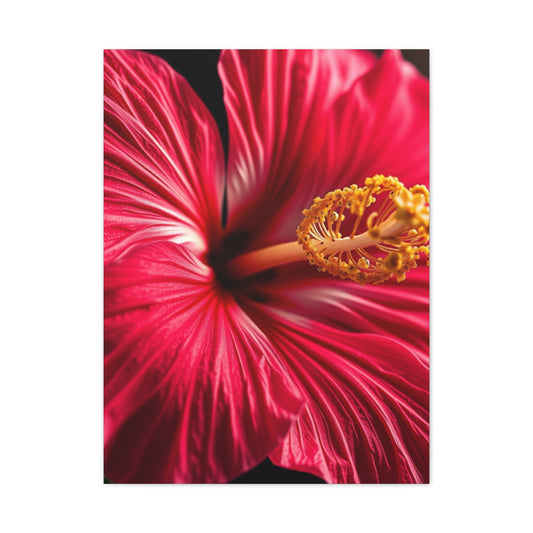Hibiscus Flower Art Luxury Canvas Wall Art & Canvas Print