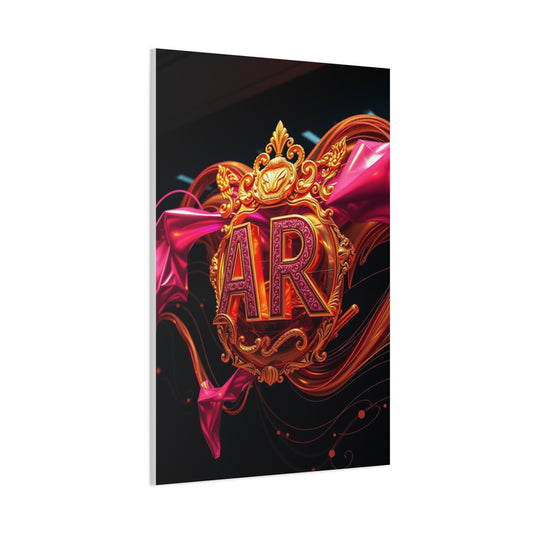 Supreme Gold & Pink Art Collection Wall Art & Canvas Print